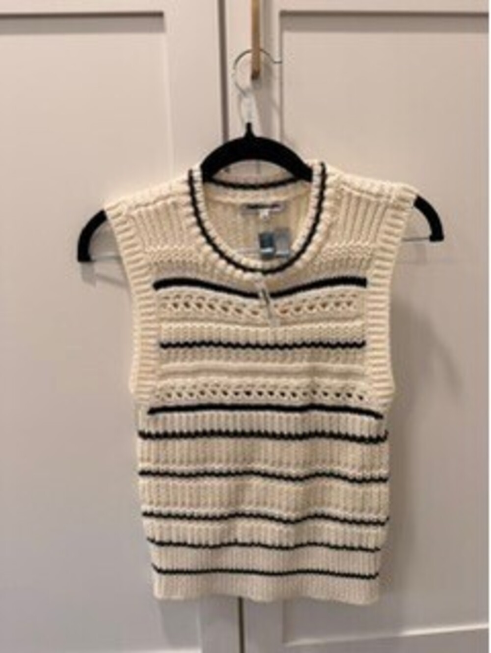 Madewell Crochet Sweater Vest